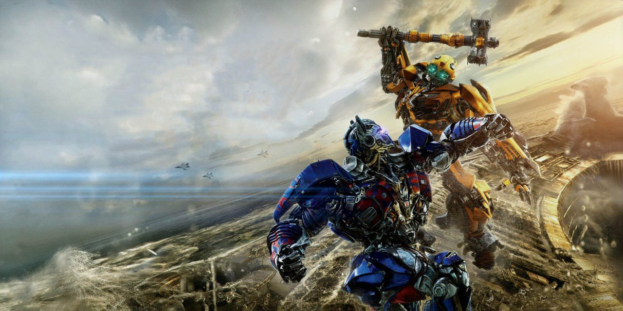 Bumble Bee And Optimus Prime Fighting The Last Knight