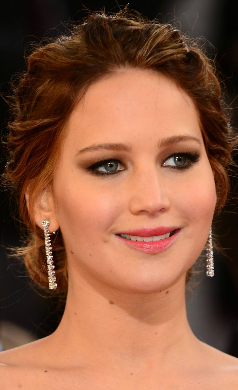 Actress Jennifer Lawrence Beautiful Face Closeup Pictures