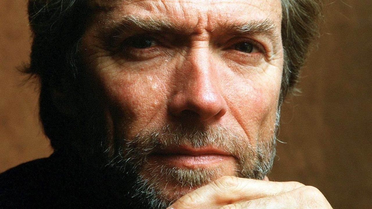 Clint Eastwood Beard Closeup View Photo