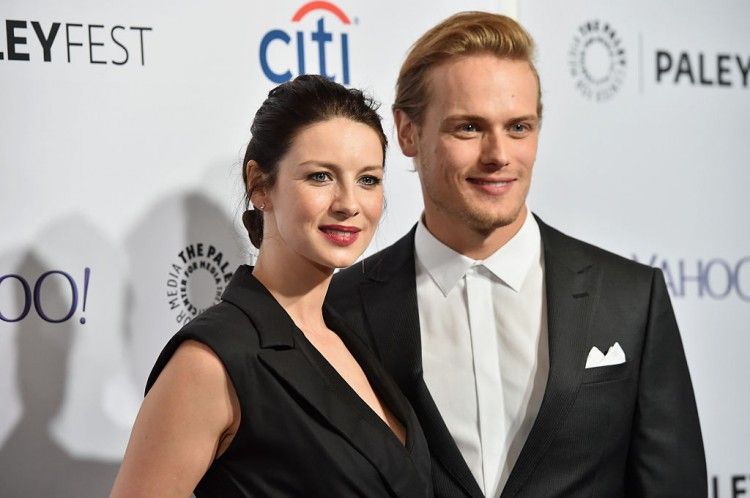 Oulander Star Sam Heughan And Caitriona Balfe Cute Picture