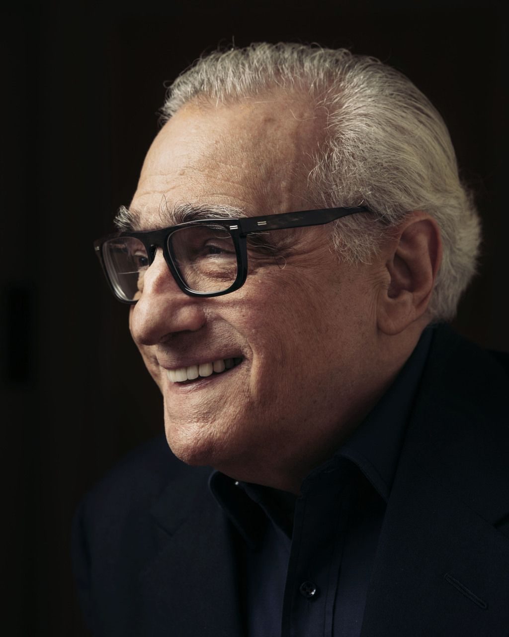 American Producer And Director Martin Scorsese Side Pose