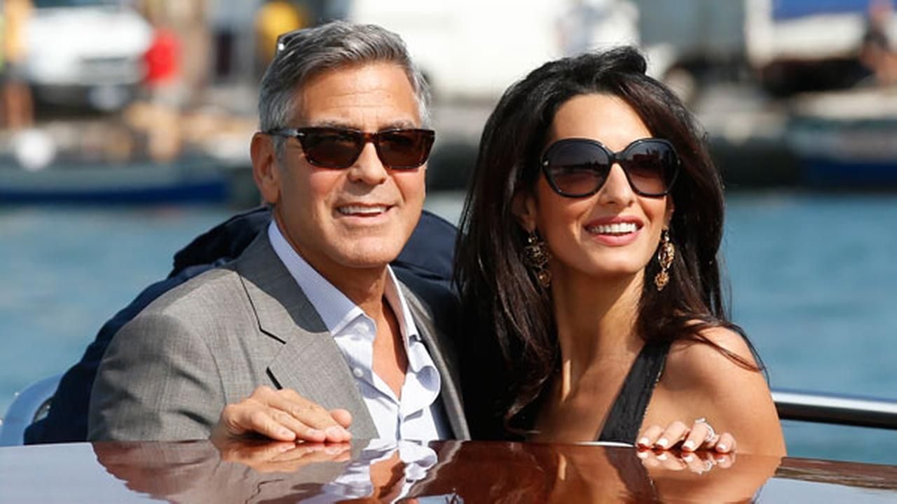 Beautiful Pics Of George Clooney With His Wife Amal Clooney