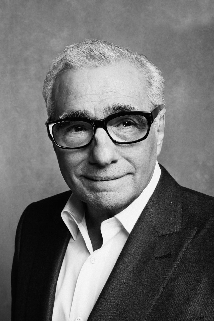 Black And White Image Of Martin Scorsese