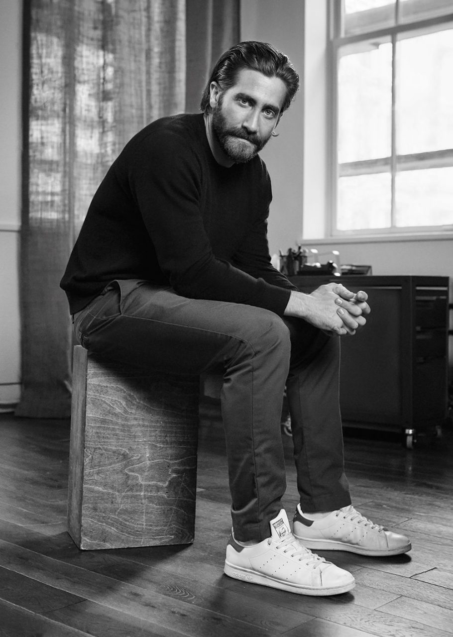 Black And White Photoshoot Image Of Jake Gyllenhaal