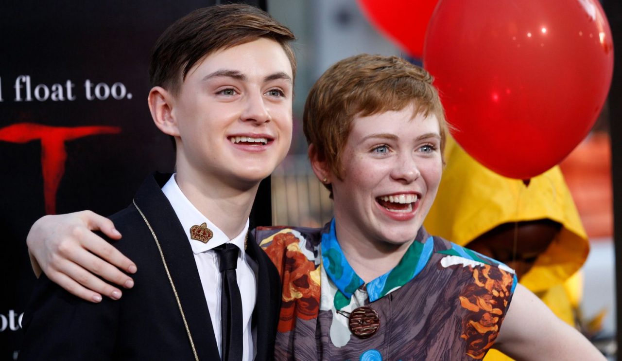 Cutest Picture Of Jaeden Lieberher With Co Star Sophia Lillis