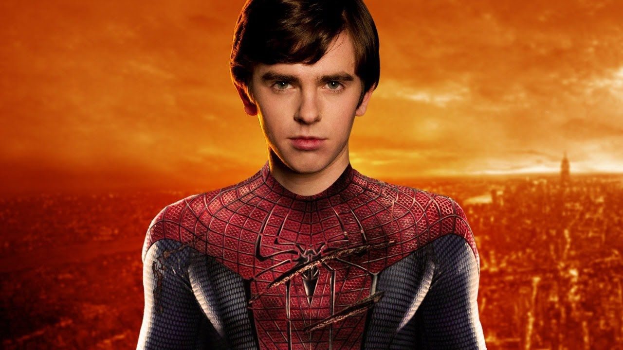 Freddie Highmore Spiderman Costume Hd Wallpaper