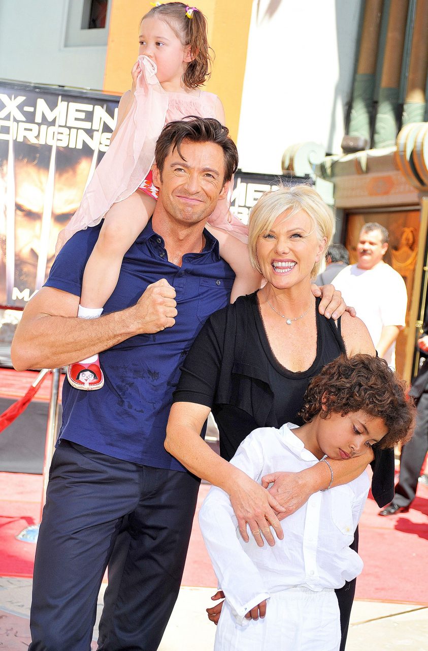 Hugh Jackman Cute Family Photo Still