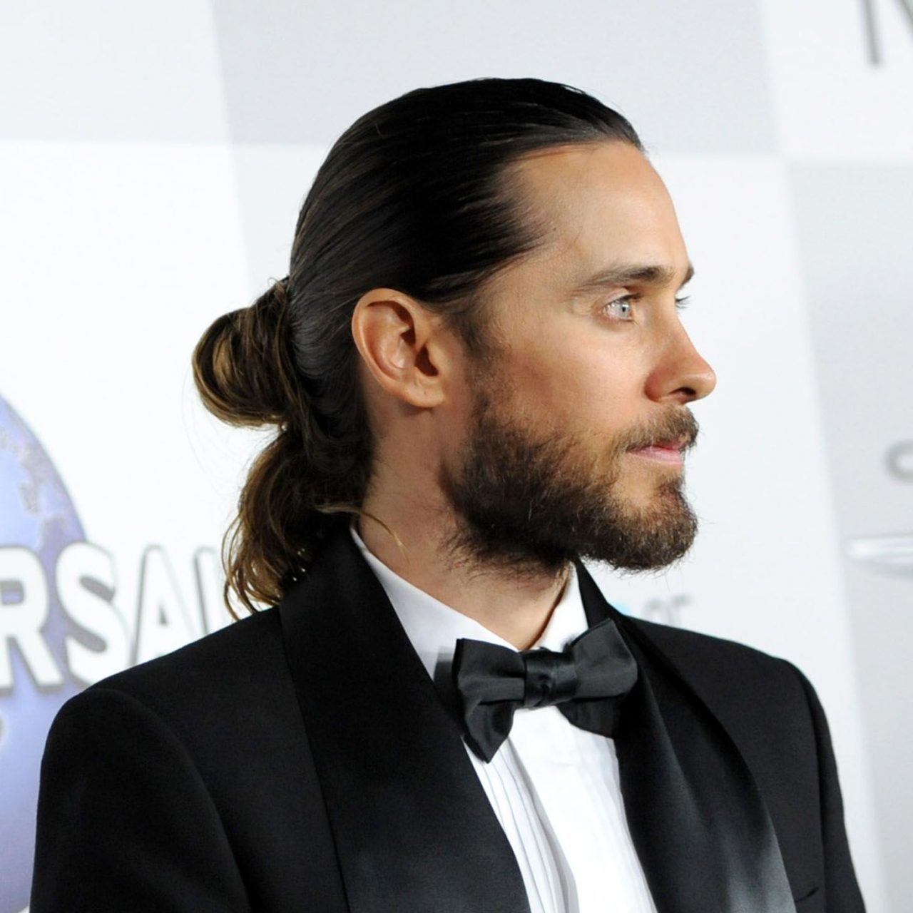 Image Of Jared Leto Bun Hairstyle