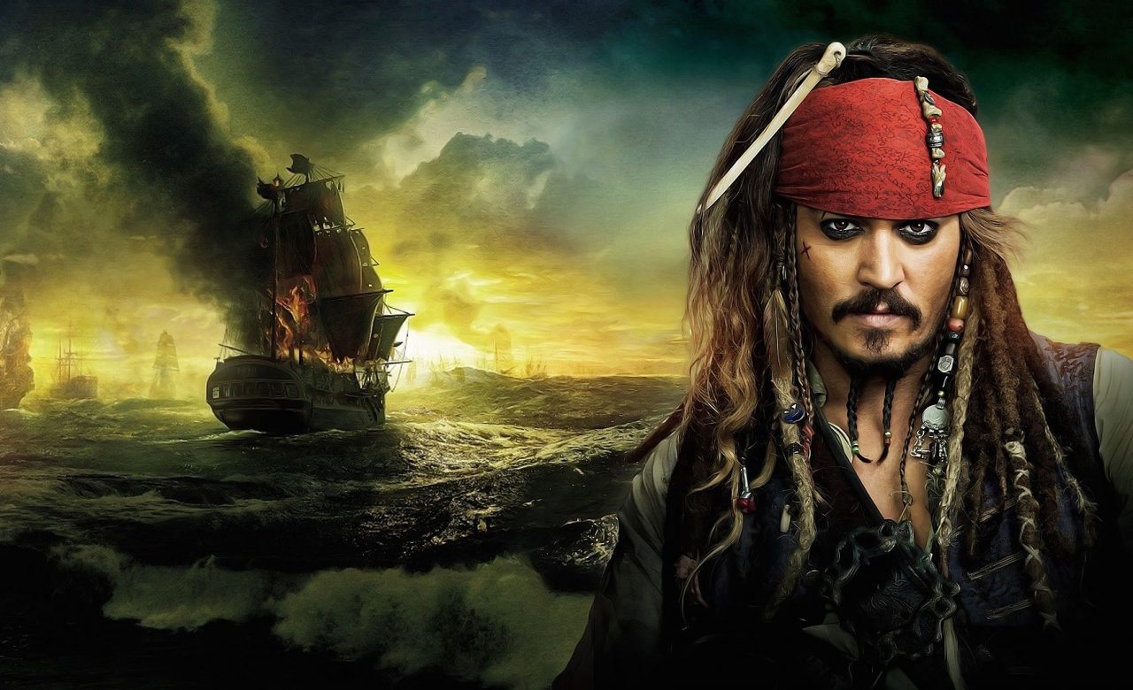 Johnny Depp As Captain Jack Sparrow In Pirates Of The Caribbean