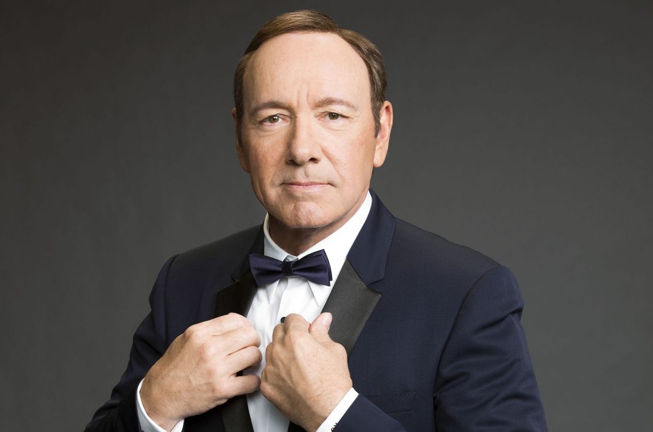 Kevin Spacey Looks Handsome In Black Suit