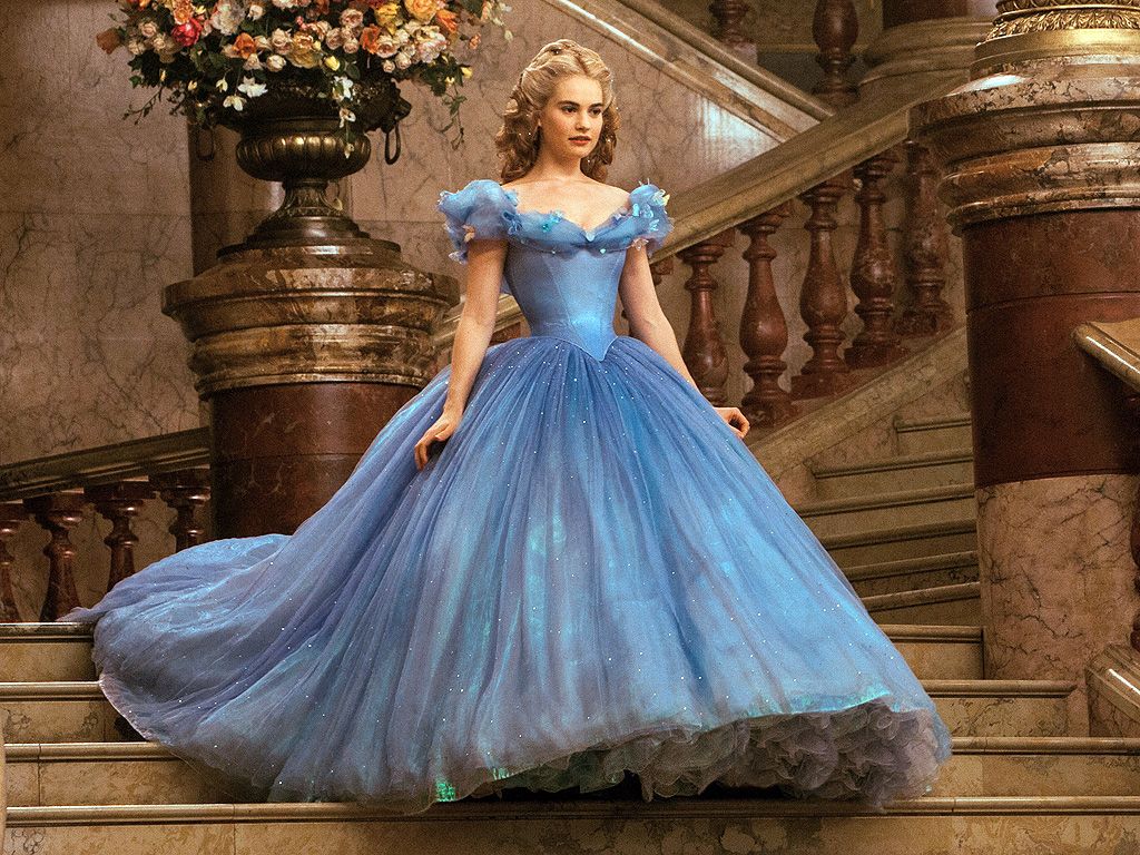 Lily James As Cinderella Hd Wallpaper
