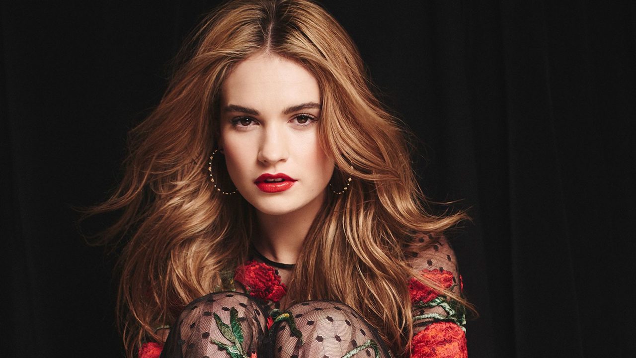Sizzling Hd Wallpaper Of Lily James