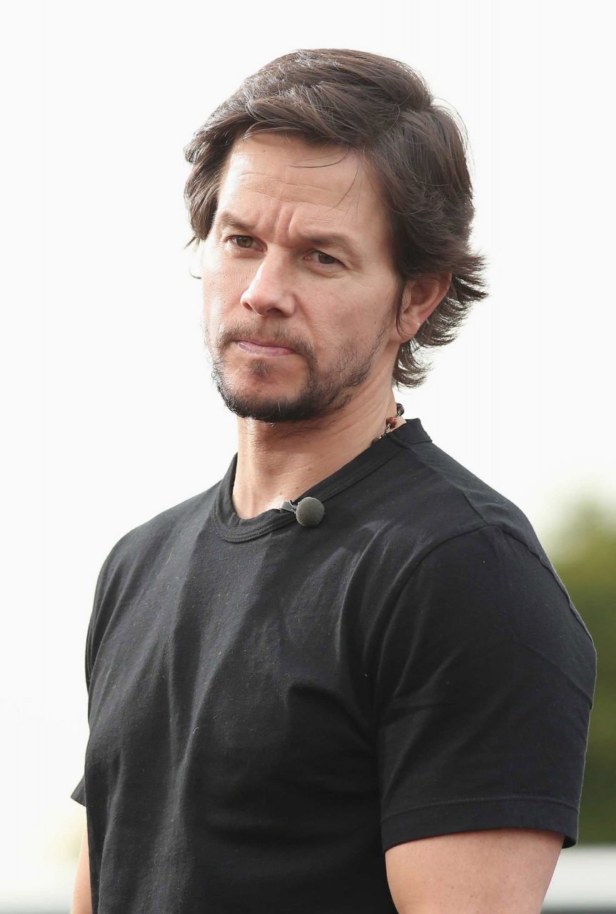 Young Mark Wahlberg In Black T Shirt
