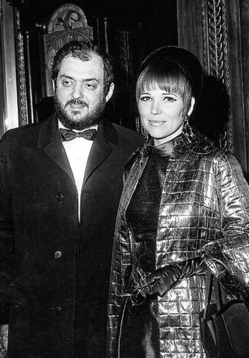 Black And White Image Of Stanley With His Wife Christiane Kubrick