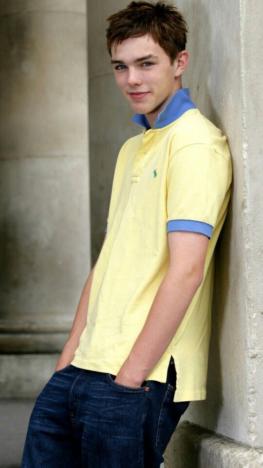 Cool Photoshoot Of Nicholas Hoult In Yellow Dress