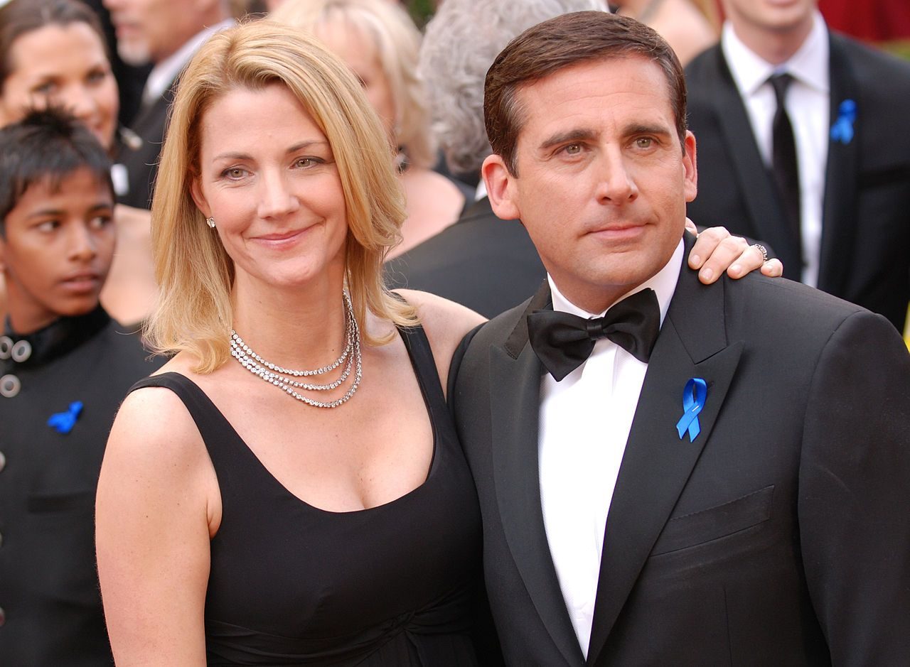 Cute Picture Of Steve Carell With Wife Nancy Walls