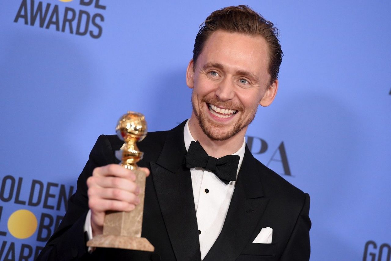 Image Of Tom Hiddleston With Award