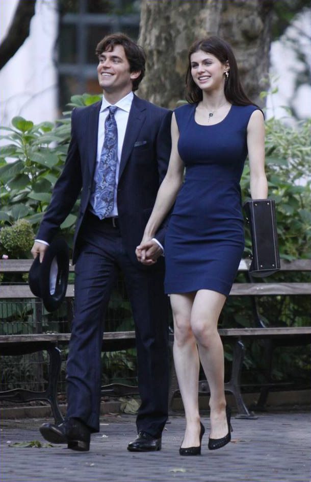 Matt Bomer And Alexandra Daddario In White Collar Tv Series