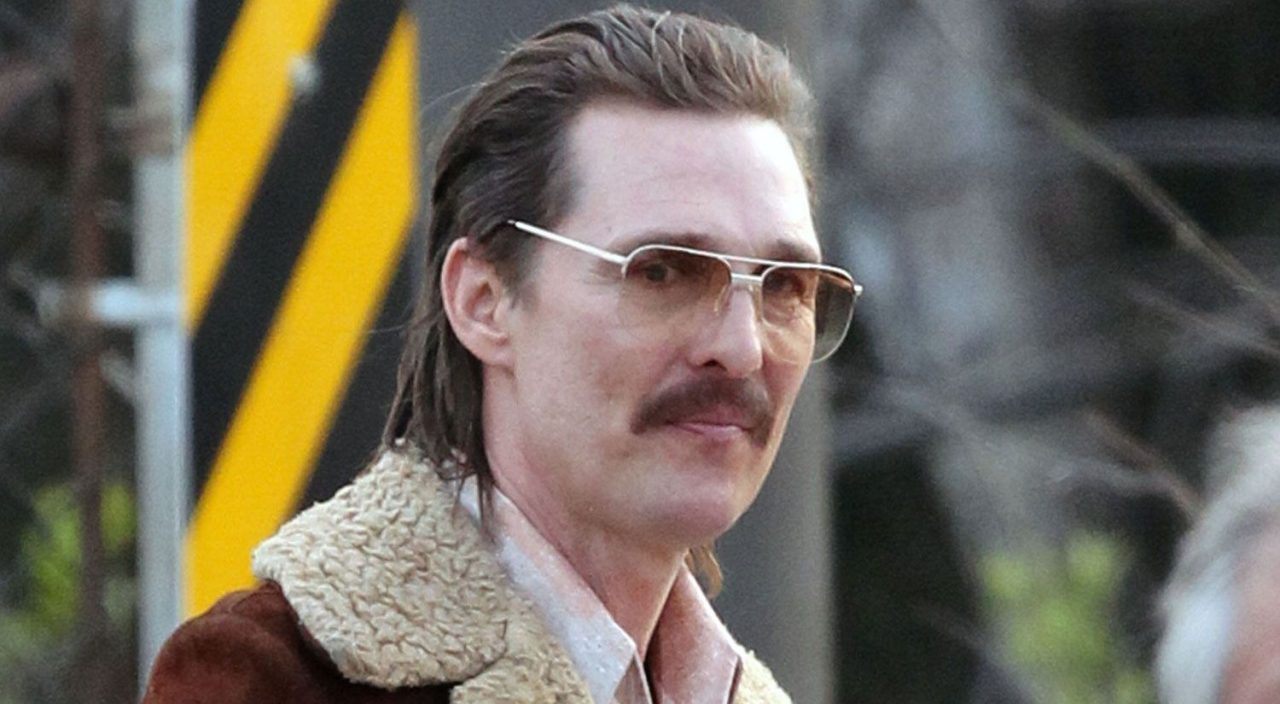 Matthew Mcconaughey Rocked In Mustache And Long Hair