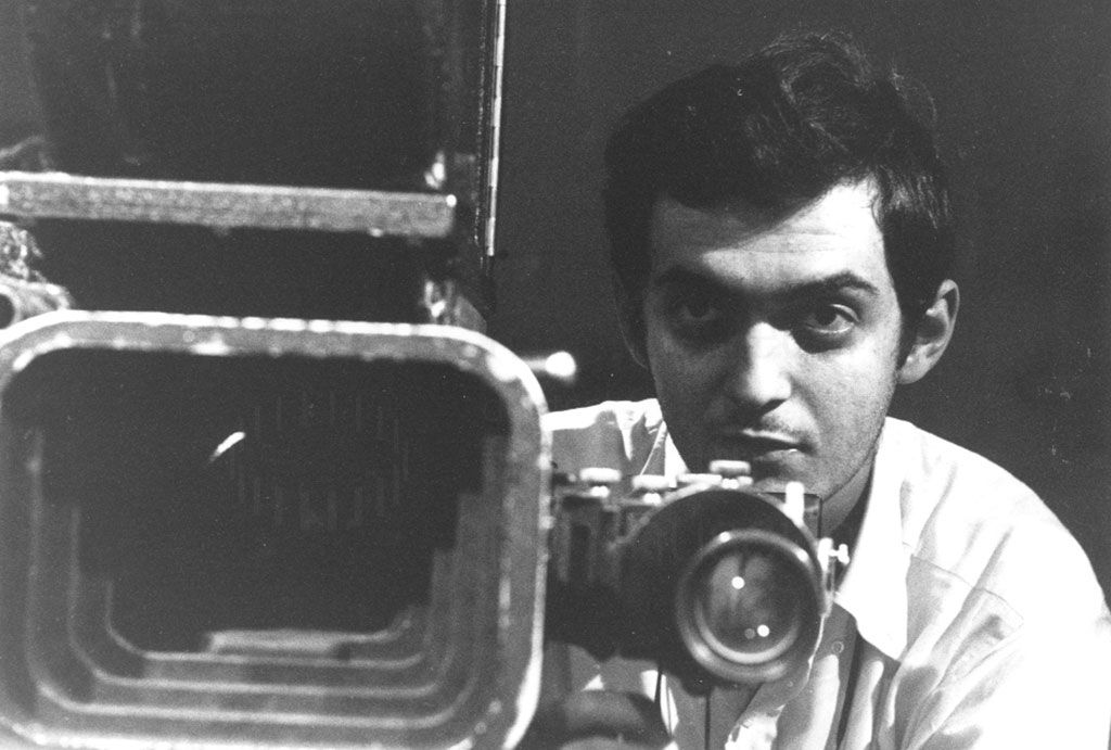 Old Image Of Young Stanley Kubrick With Camera