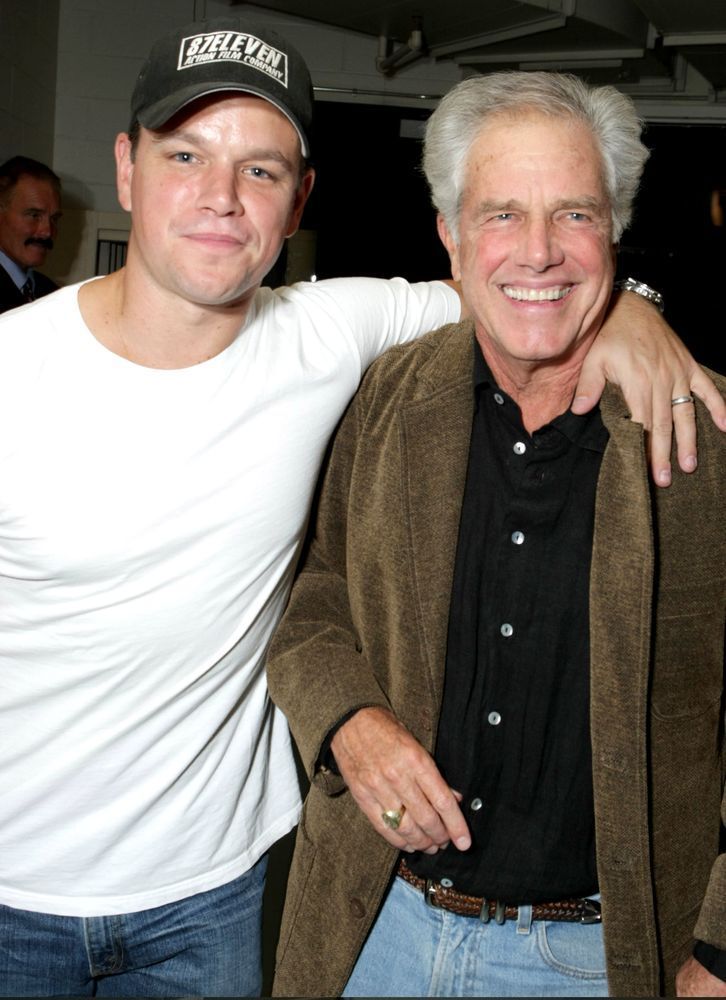 Photo Of Matt Damon And His Father