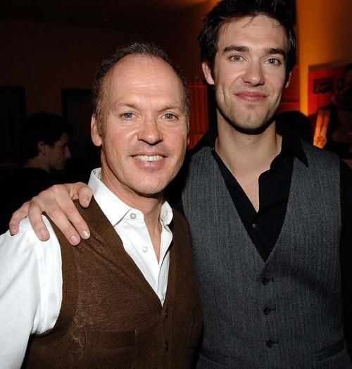 Photo Of Michael Keaton With His Son Sean