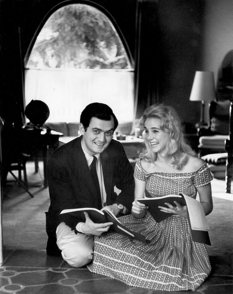 Stanley Kubrick And Actress Sue Lyon In Lolita Movie
