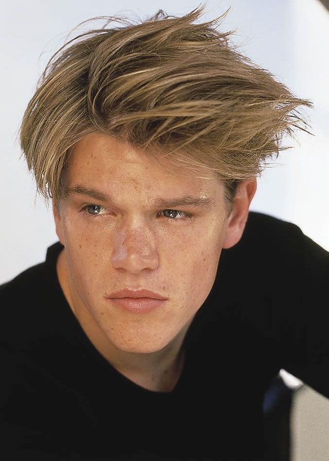 Young Photo Of Matt Damon Hairstyle